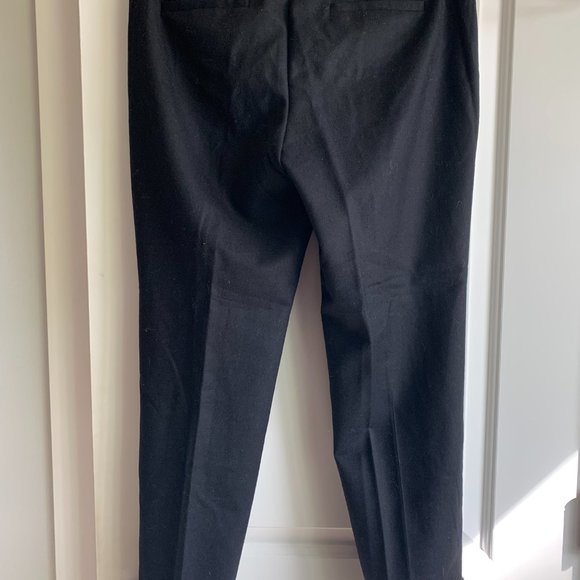JCrew Cuffed Wool Cafe Capris Trousers Pants Unlined Sz 6 | OBO OFFERS WELCOME - Picture 3 of 7
